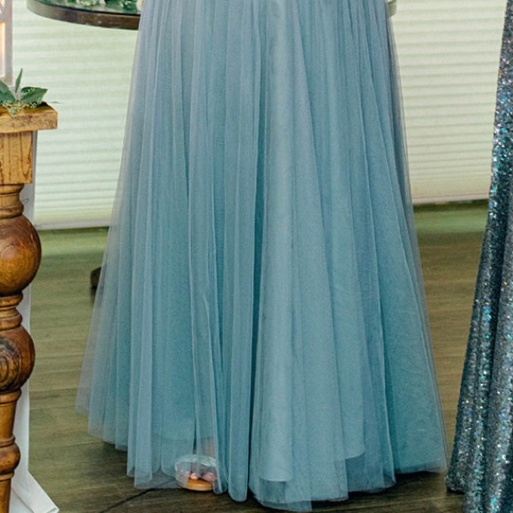 Dusty Blue Tulle Skirt (bridesmaid)